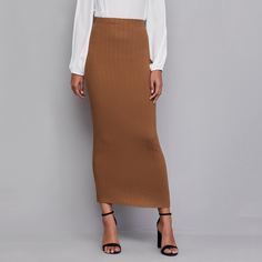 Однотонная юбка Shein