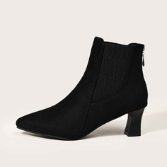 Молния сзади Одноцветный Сапоги Shein