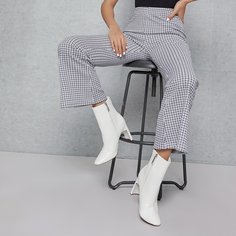 Сапоги на высоком каблуке из искусственной кожи Shein