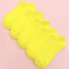 5 пар однотонные носки Shein