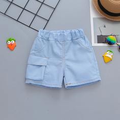 Карман Одноцветный Повседневный Шорты для мальчиков Shein