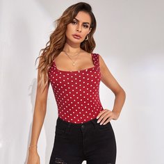 Жилет в горошек Shein