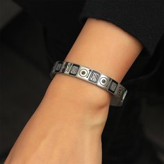 Мужской браслет из нержавеющей стали Shein