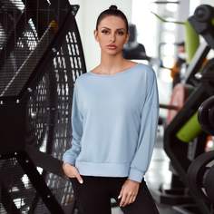 Открытая спина Одноцветный Спортивные свитшоты Shein