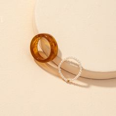 с жемчугом Кольца Shein