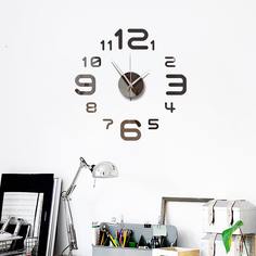 Настенные часы с зеркальной поверхностью в форме цифры Shein