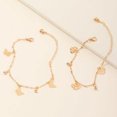 Бабочка Детские ножные Браслеты Shein