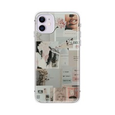 Чехол для iPhone с графическим принтом 1шт Shein