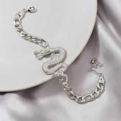 Мужской металлический браслет с драконом Shein