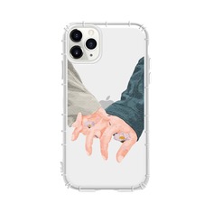 Прозрачный чехол для iPhone с принтом 1шт Shein