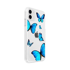 Чехол для iPhone с принтом бабочки Shein