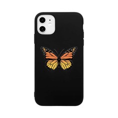 1шт чехол для iPhone с принтом бабочек Shein