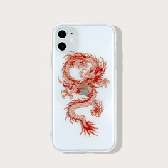 Чехол для iPhone с рисунком китайского дракона Shein