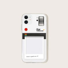 Чехол для iPhone с текстовым принтом Shein