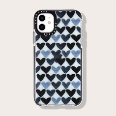 Чехол для iPhone с принтом сердечка Shein