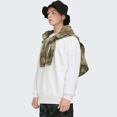 Мужской однотонный свитшот Shein