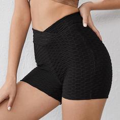 Текстурированные байкерские шорты Shein