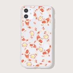 Чехол для iPhone с рыбным принтом Shein