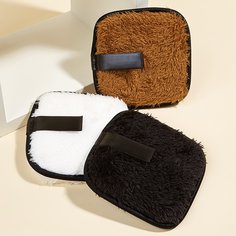 3шт пуховка для снятия макияжа Shein