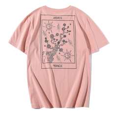 Мужская футболка с короткими рукавами и графическим принтом Shein