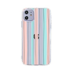 Чехол для iPhone в полоску Shein