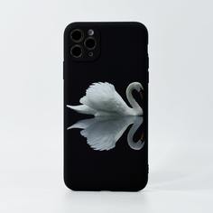 Чехол для iPhone с принтом лебедя Shein