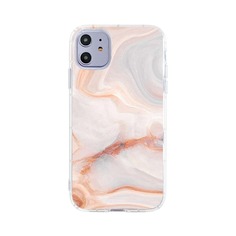 Чехол для iPhone с мраморным принтом Shein