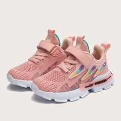 Трикотажные кроссовки на платформе для девочек Shein