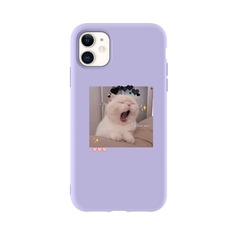 Чехол для iPhone с принтом кошки Shein