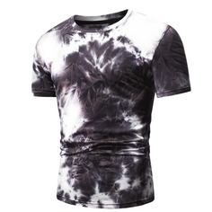 Мужская футболка с короткими рукавами и принтом тай-дай Shein