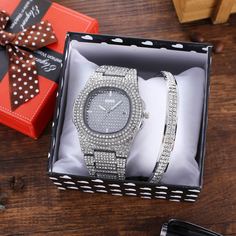 Серебряные Мужские часы Shein