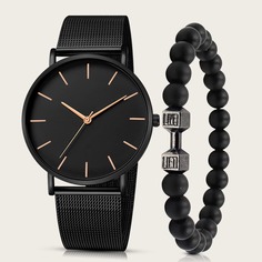Многоцветный Повседневный Мужские часы Shein
