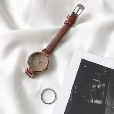 Круглые стрелочные кварцевые наручные часы Shein