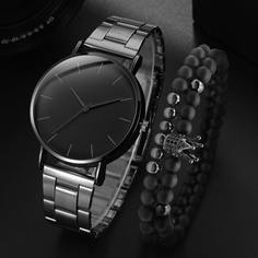 Чёрный Повседневный Мужские часы Shein