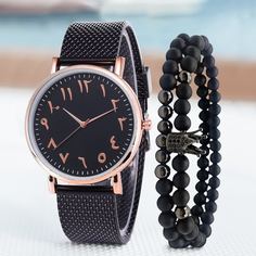 Чёрный Повседневный Мужские часы Shein