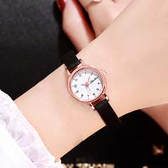 Круглые стрелочные кварцевые наручные часы Shein