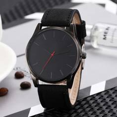Мужские круглые стрелочные кварцевые наручные часы Shein
