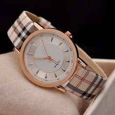 Мужские круглые стрелочные кварцевые часы Shein