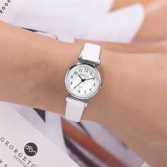 1шт круглые стрелочные кварцевые часы Shein