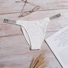 Трусики с текстовой лентой Shein