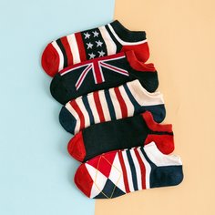 5 пар мужские носки в полоску Shein