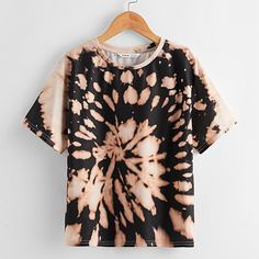 тай дай Повседневный футболки для мальчиков Shein