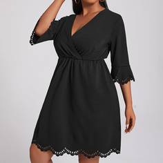 Расклешенное платье размера плюс Shein