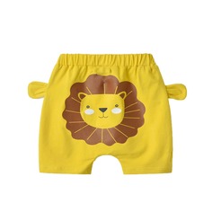 Аппликация Мультяшный принт милый Шорты для мальчиков Shein