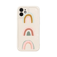 Чехол для iPhone с узором радуги Shein