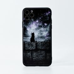 Чехол для iPhone с принтом кошки Shein