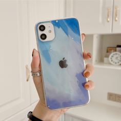 Чехол для iPhone с узором омбре Shein