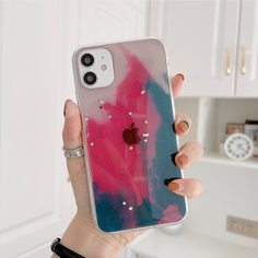 Чехол для iPhone с узором омбре Shein
