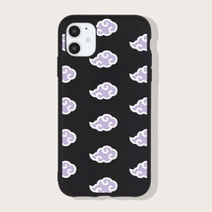 Чехол для iPhone с узором облака Shein