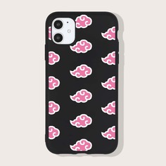 Чехол для iPhone с узором облака Shein